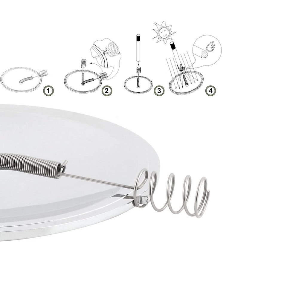 Solar Lighter, Portable Solar Fire Starter for Outdoor Camping Hiking amiciKart