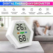Digital Hygrometer Thermometer – Fast 1.5s Sampling Large LCD Display with Temperature & Humidity Monitor for Home, Office & Labs amiciKart