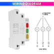 Ultra-Compact Phase Indicator – 230VAC, 1cm Wide with Color LED Indicator for Accurate Monitoring amiciKart c0tmiz-hs.myshopify.com