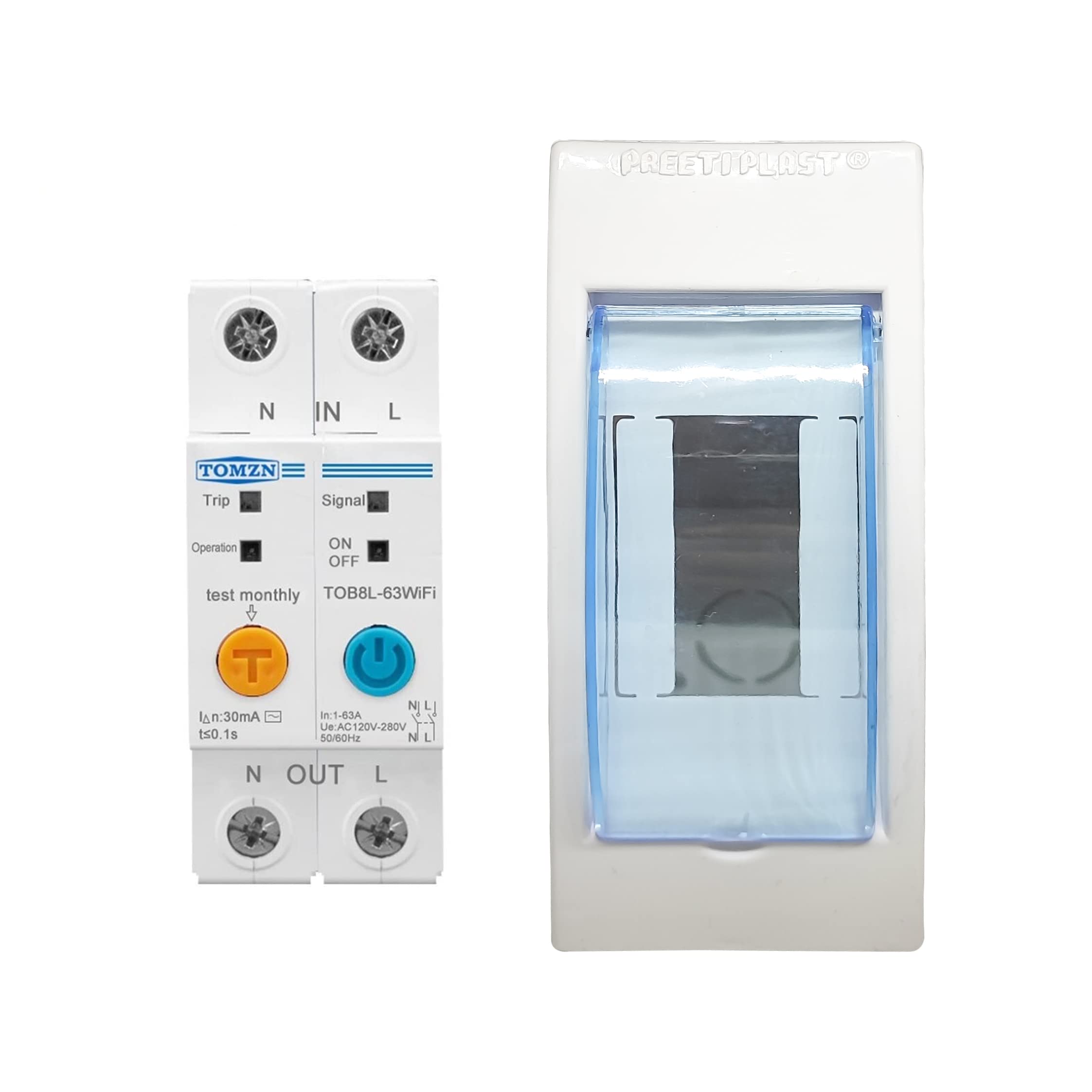 WiFi MCB, Circuit Breaker & Energy Meter with Over Voltage/Load Protection amiciKart c0tmiz-hs.myshopify.com