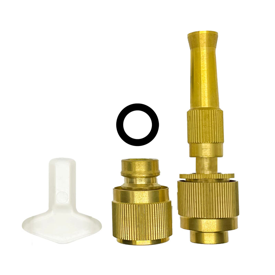 High Pressure Hose Nozzle with Adjustable Spray Adapter for Gardening and Car Wash amiciKart c0tmiz-hs.myshopify.com