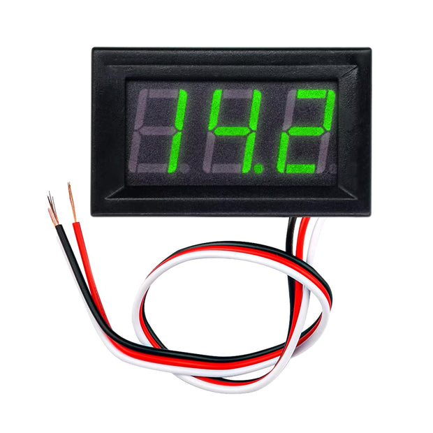Mini DC Voltmeter 5–32V, Digital Voltage Tester with Compact Display for Accurate Monitoring
