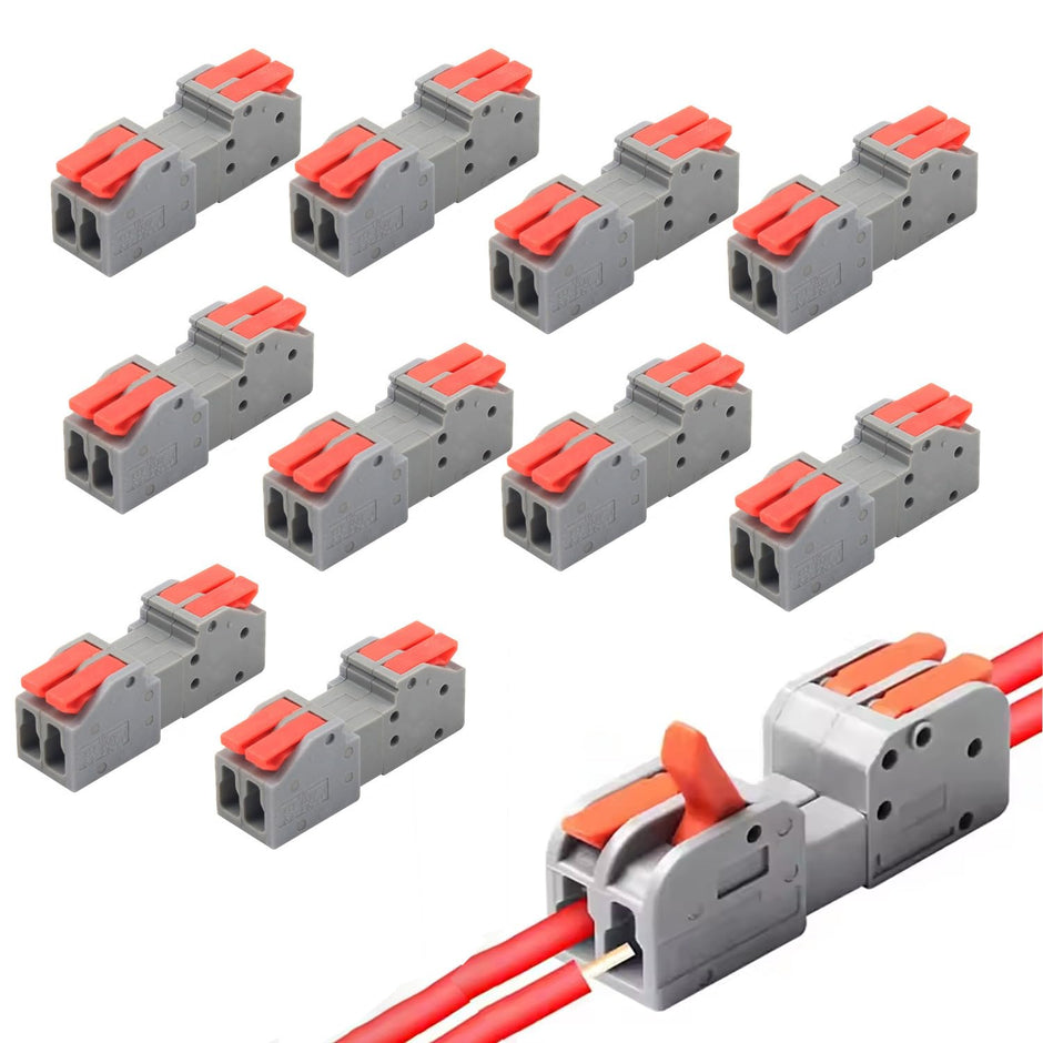 Fast Wire Clip Connectors– Quick Disconnect, No Twisting or Extra Wiring Needed