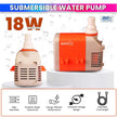 Submersible Water Pump with 500 LPH Ultra-High Flow Energy-Efficient Hydroponic & Pond Pump (18W) amiciKart c0tmiz-hs.myshopify.com