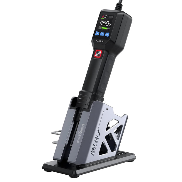 550W Hot Air Gun with PID Temperature Control 20-Level Adjustable Airflow Auto-Cooling Soldering, PCB Repair & Heat-Shrink