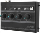 Mini Stereo Headphone Amplifier with Power Adapter