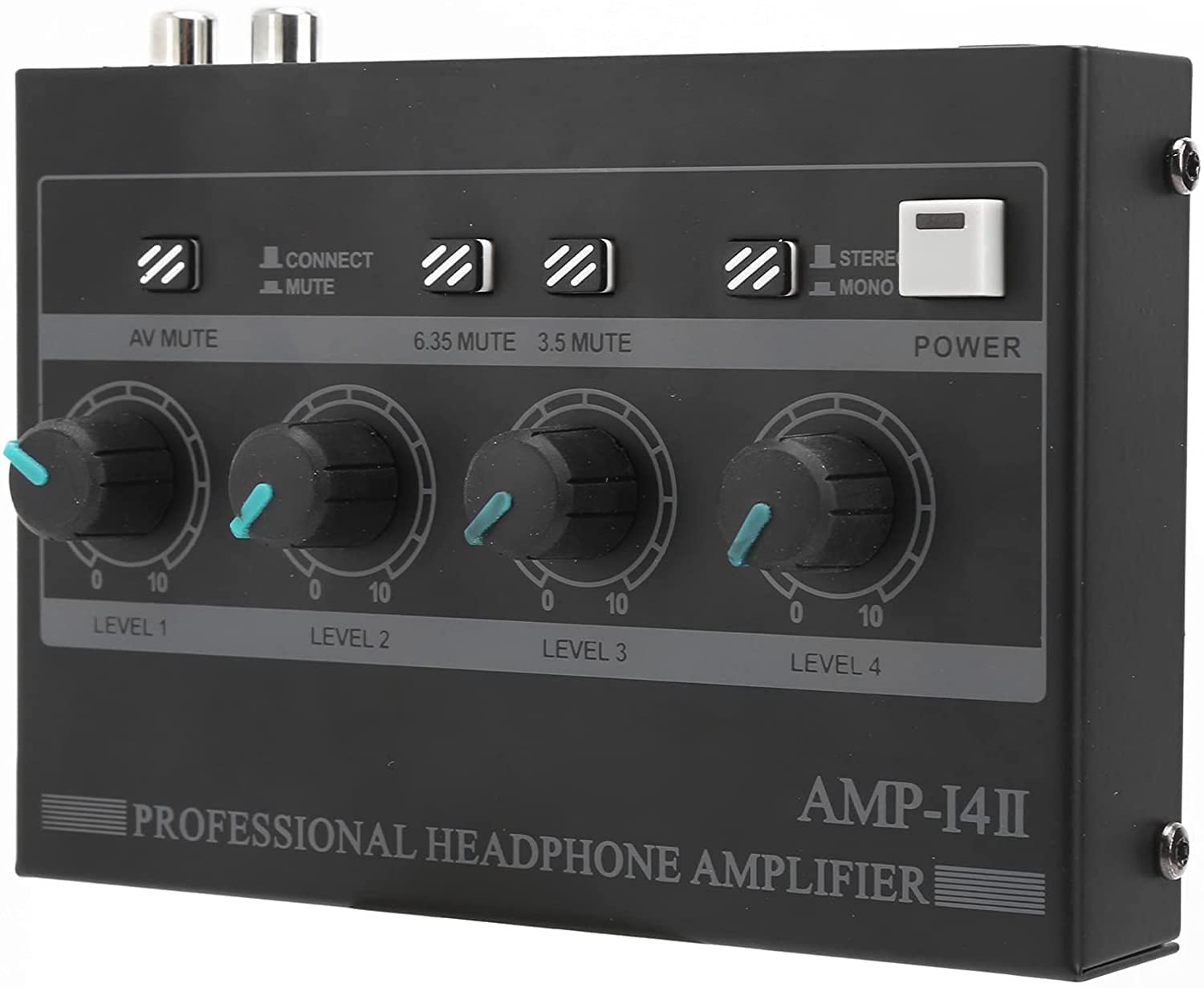 Mini Stereo Headphone Amplifier with Power Adapter