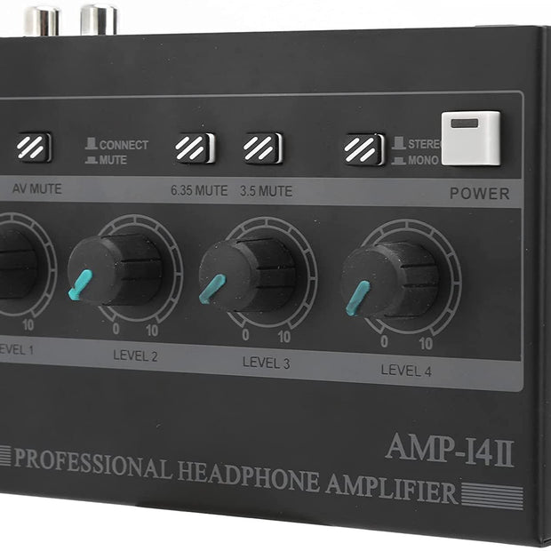 Mini Stereo Headphone Amplifier with Power Adapter amiciKart