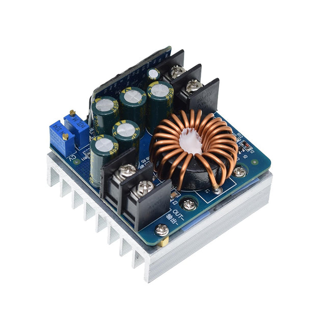 DC-DC 400W 15A Adjustable Buck Converter, DC 10.5V-60V to 0.5V-45V Power Supply Module Ideal for Battery Charging & Power Supplies amiciKart