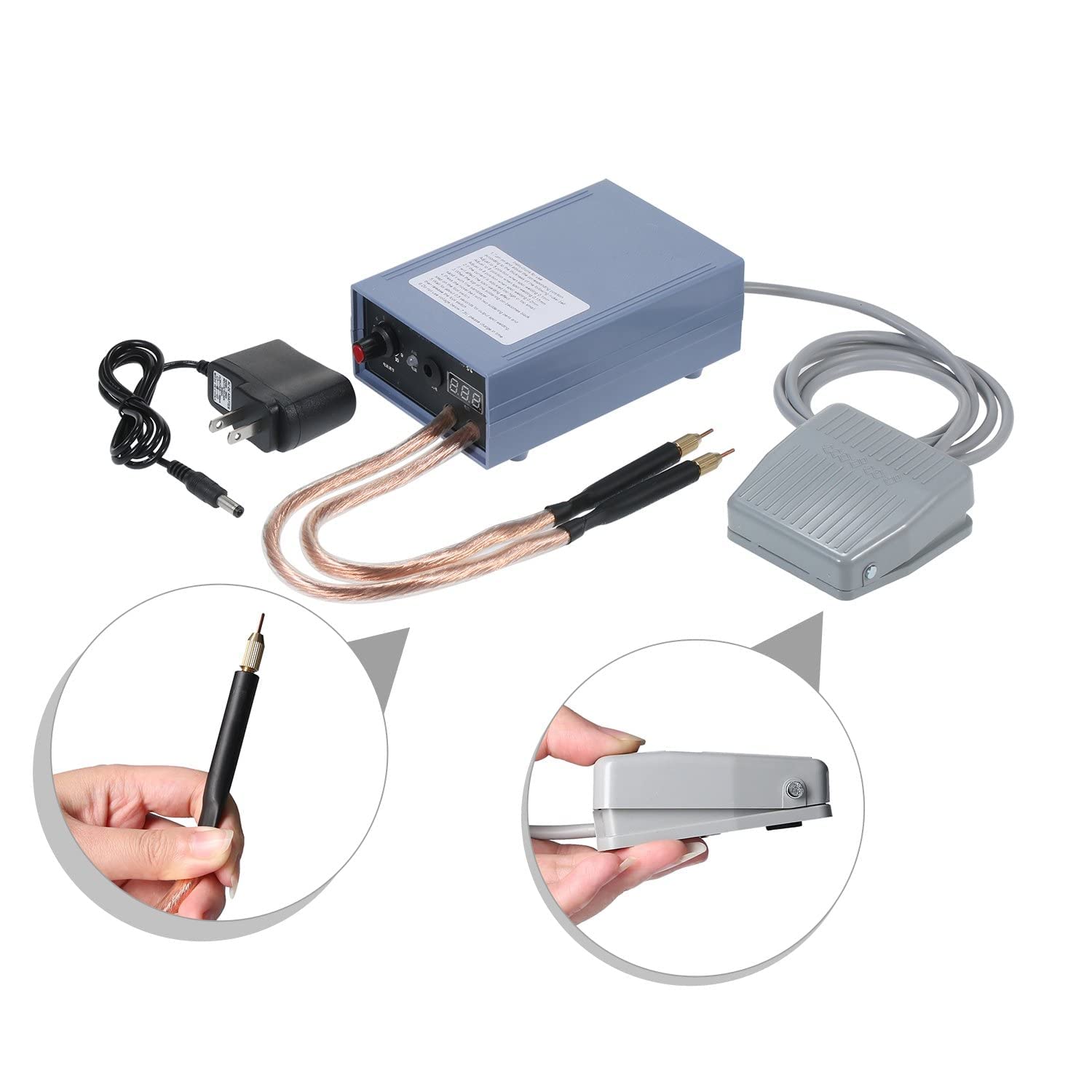 5000W Mini Spot Welder for 18650/21650 Battery | 0.15mm Nickel Strip | Portable DIY Kit amiciKart c0tmiz-hs.myshopify.com