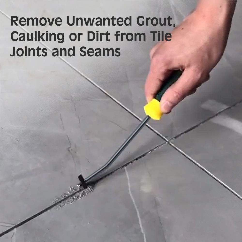 Tile Gap Grout Removal Tool, Detachable Tungsten Blade Sealant Scraper- Pack of 2 amiciKart c0tmiz-hs.myshopify.com