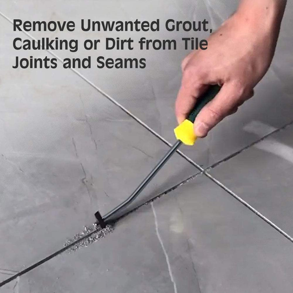 Tile Gap Grout Removal Tool, Detachable Tungsten Blade Sealant Scraper- Pack of 2 amiciKart c0tmiz-hs.myshopify.com