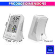 Digital Thermometer Hygrometer – Smart Temp & Humidity Monitor with Time & Date Display, Rechargeable Battery amiciKart c0tmiz-hs.myshopify.com