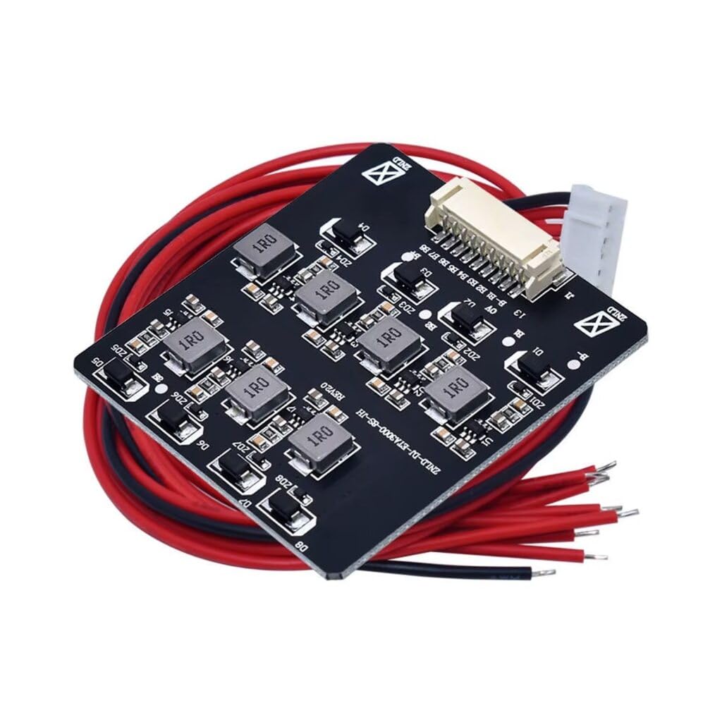 8S Active Balancer Inductive Board for High Precision Smart Cell Voltage Equalizer LiFePO4 Lithium-ion LTO Battery Packs (1.2A) amiciKart