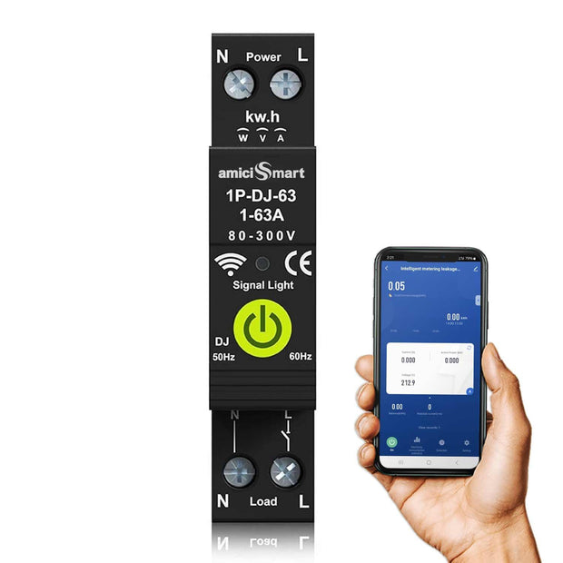 Wi-Fi Smart Timer Switch Energy Monitoring with App Control, Power Scheduling for Electricity Usage