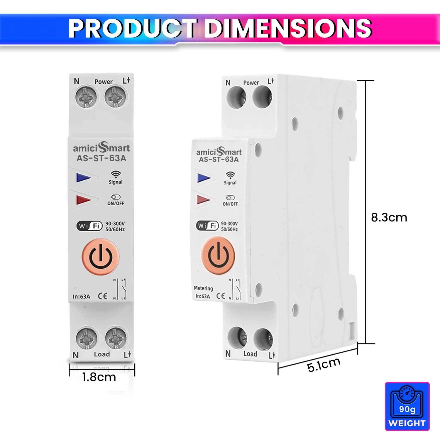 amiciSmart WIFI Timer Switch