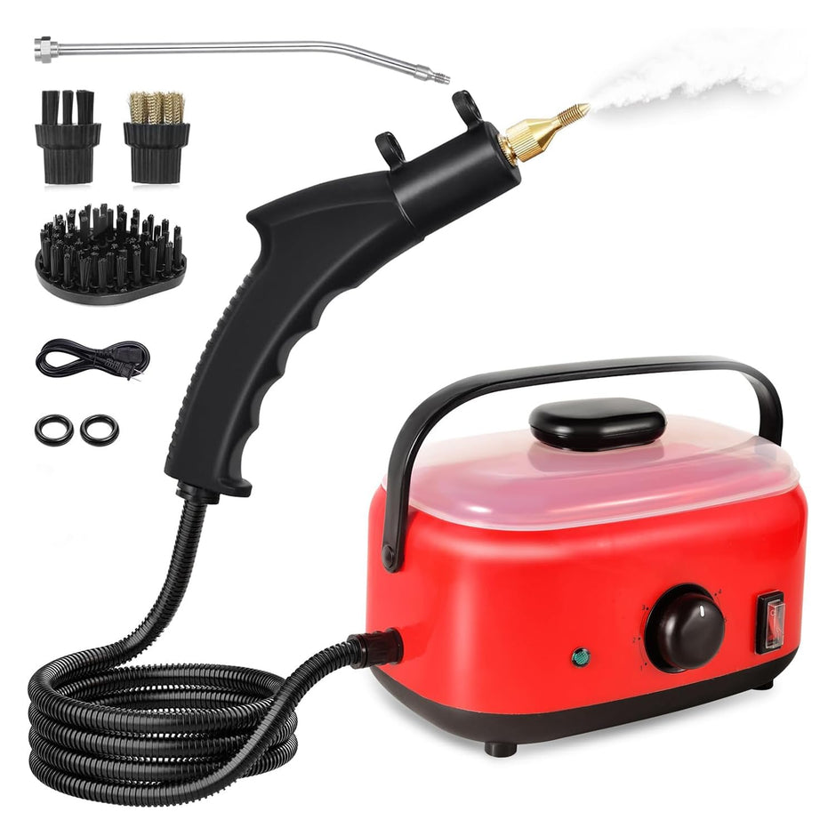 1300W High-Pressure Steam Blasting Machine Portable Steam Cleaner with 1.5L Water Tank