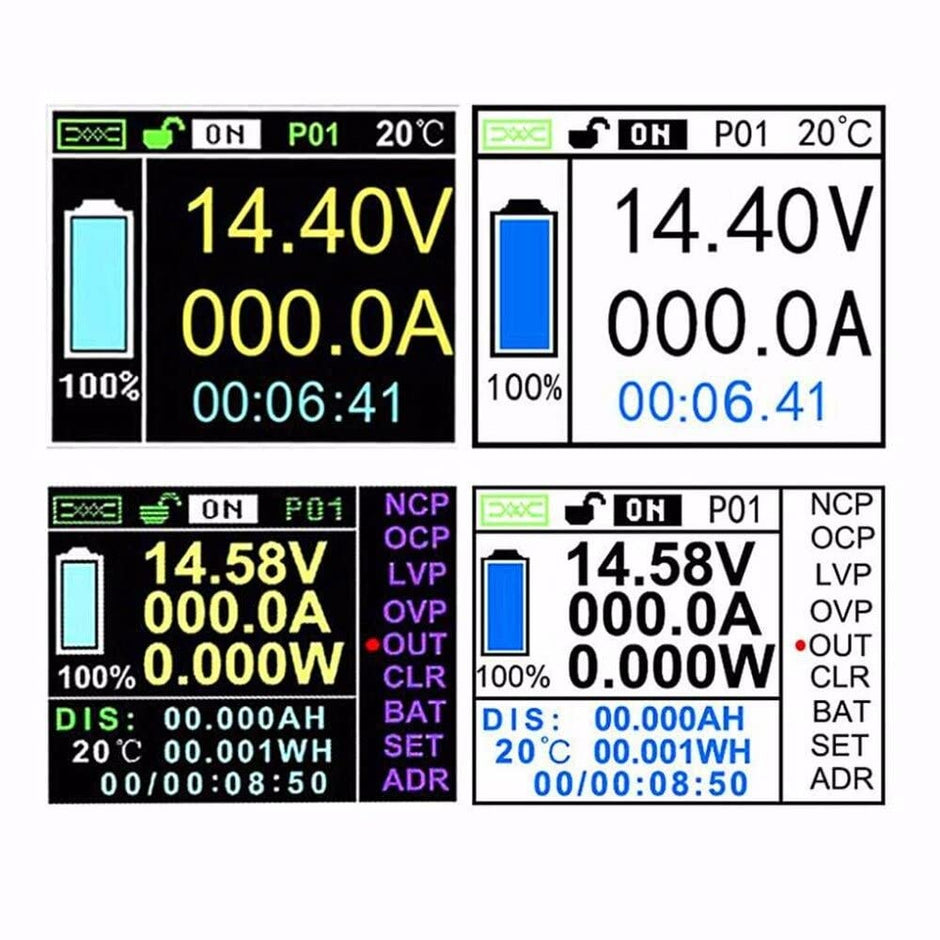 DC 100A 120V Wireless Coulometer, Battery Monitor with Voltage, Current, Power Display amiciKart