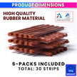 Tubeless Tyre Puncture Repair Strips Leak-Proof & Extra Sticky Rubber Strips for Car, Bike & Scooter Strong Grip, Long-Lasting Seal