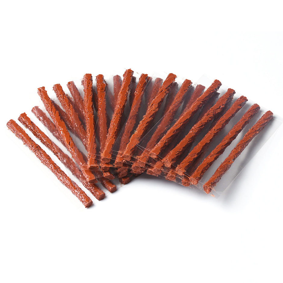 Tubeless Tyre Puncture Repair Strips Leak-Proof & Extra Sticky Rubber Strips for Car, Bike & Scooter Strong Grip, Long-Lasting Seal