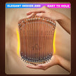 Harpika, Strings Musical Instrument Lyre Harp with Engraved Notes, with Tuner for Beginners