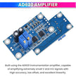 AD620 Microvolt Voltage Amplifier Module, Adjustable Gain 1.5–10,000X, High-Precision Signal Amplifier Board with Built-in Negative Voltage Generator