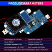 amiciSense 35W USB Electronic Load Tester – Adjustable Constant Current Battery Voltage Capacity Tester with QC2.0/QC3.0 Fast Charge Trigger