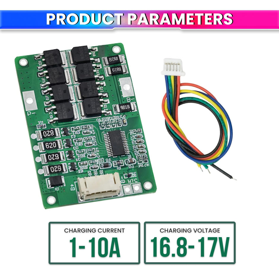 12V 4S 20A BMS Lithium Battery Protection Board With Balance