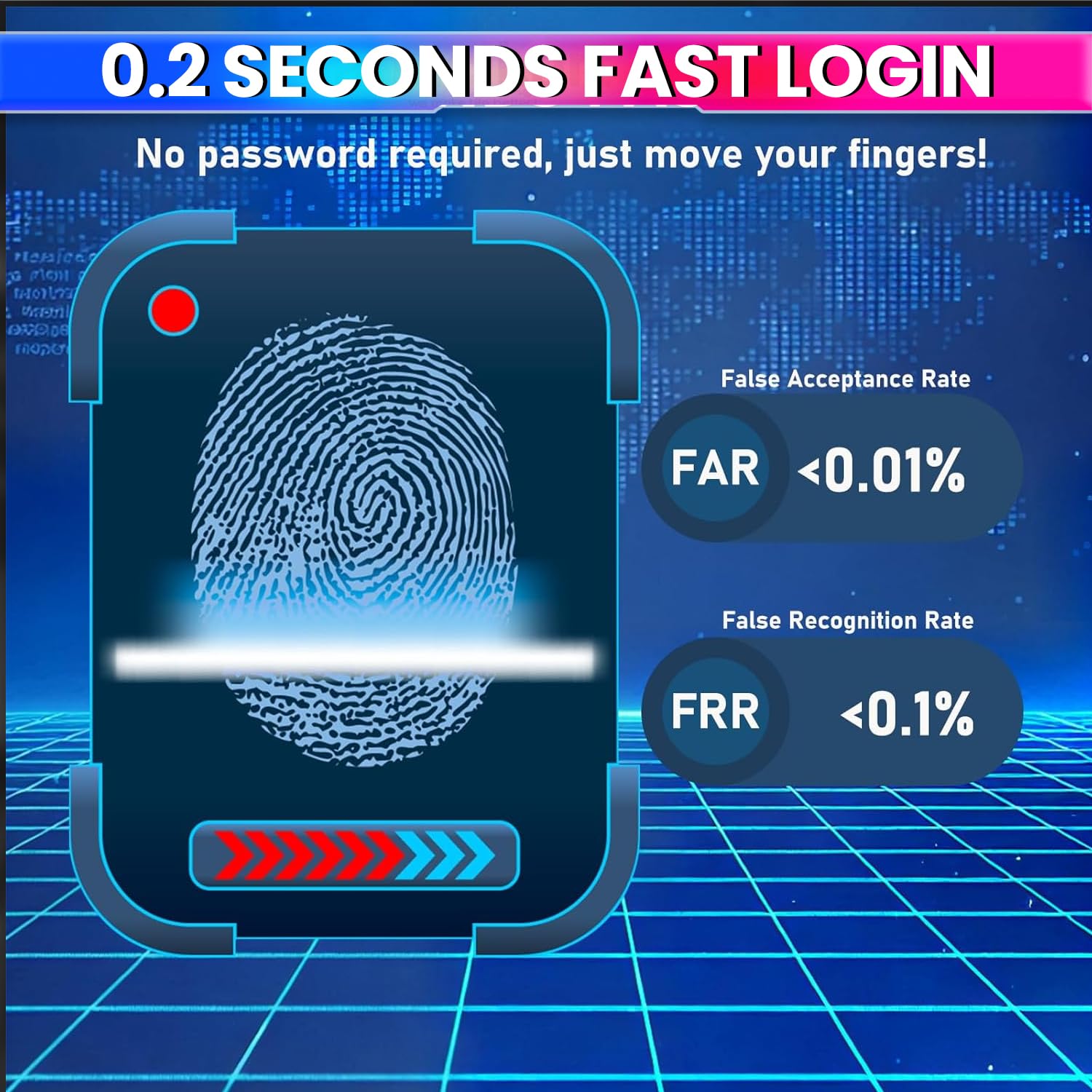 USB Fingerprint Reader for Desktop/Laptop Password-Free Login, Biometric Scanner Compatible with Windows 10/11 amiciKart c0tmiz-hs.myshopify.com