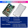 9~36V DC Buck Converter, Step-Down Module with 4 USB Ports, Max Output Power 5A/5.2V/25W