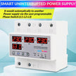 amiciSmart Intelligent 3 Phase to 1 Phase Selector/Changeover Switch with Over/Under Voltage Protection and Over Load Protection 230VAC