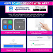 Mini USB Adapter Switch with 2 USB Ports ? Voice Assistant & SmartLife App Compatible, Timer Function for Automated Control