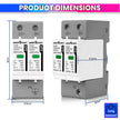 DC SPD Surge Protective Device 20KA 40KA Voltage Protector for Solar PV Systems