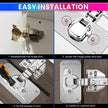 Hinge Repair Plate|Stainless Steel (SS202) Door Hinges|Fix Loose Cabinet Hinges|8 Pcs of Hinge Cup Repair Plate with Screws amiciKart c0tmiz-hs.myshopify.com