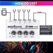 Mini Stereo Headphone Amplifier with Power Adapter