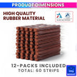 Tubeless Tyre Puncture Repair Strips for Car, Bike & Scooter | (60 Strips Pack)