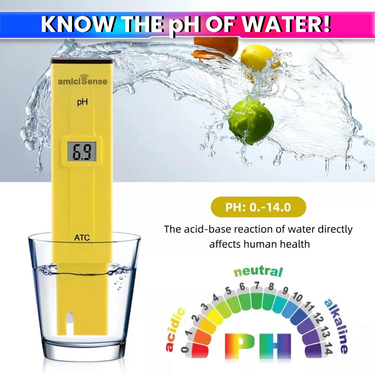 Water Quality Tester amiciKart c0tmiz-hs.myshopify.com