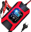 12V Automatic Car Battery Charger, 7-Stage Intelligent Battery Maintainer (Lead Acid Battery Charger)