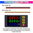 amiciSense DC Watt Meter 3 in 1, 0-100V 10A 1000W Power Meter with Multi-Colour Digital Display