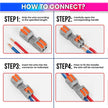 Fast Wire Clip Connectors– Quick Disconnect, No Twisting or Extra Wiring Needed
