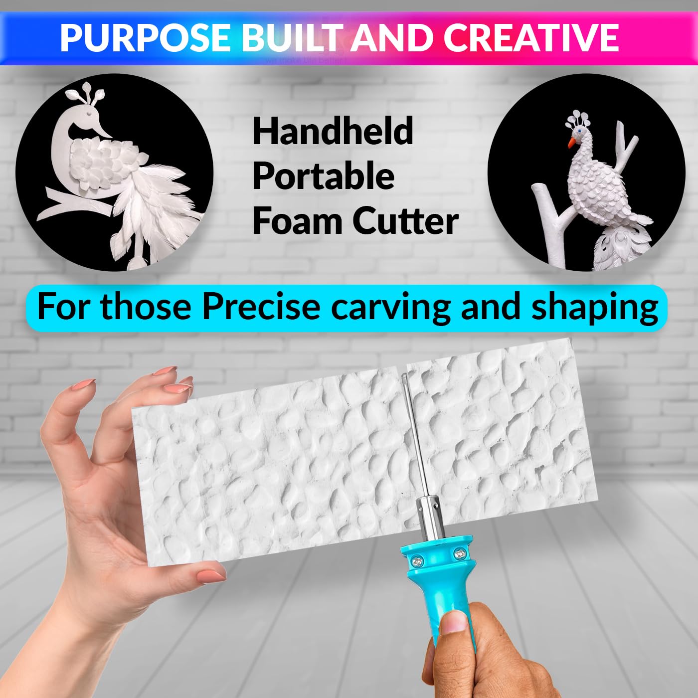 DIY Electric Hot Wire Foam Cutter Adjustable Temperature 70–450°C Styrofoam Cutting & Carving Tool