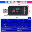 6-in-1 & 10-in-1 Digital USB-C Tester – Voltage, Current, Power, Capacity, Time & Temperature Monitor amiciKart