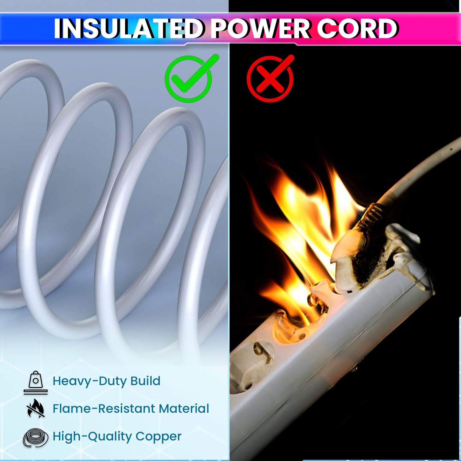Secure Connect Plug Top with Color Coded Wire Connector (16Amp, 230 VAC)