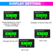 8~70V Battery Capacity Indicator for Lead Acid Battery, Check Voltage & Charge Display for E-Rickshaw/E-Bikes (Green)