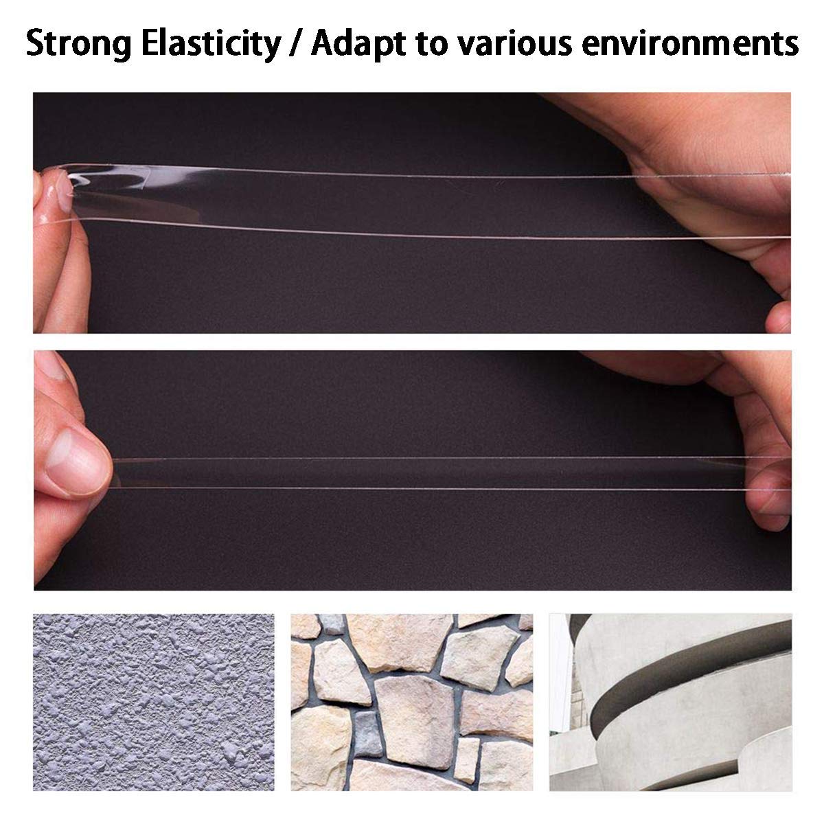 Double Sided Transparent Adhesive Tape Heavy Duty Glue Weatherproof (20mm X 3mtr) amiciKart c0tmiz-hs.myshopify.com