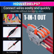 Fast Wire Clip Connector – Quick Disconnect, Tool-Free Installation amiciKart