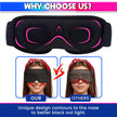 3D Eye Sleeping Mask: Ergonomic Blindfold With Zero Eye Pressure And Total Darkness amiciKart c0tmiz-hs.myshopify.com