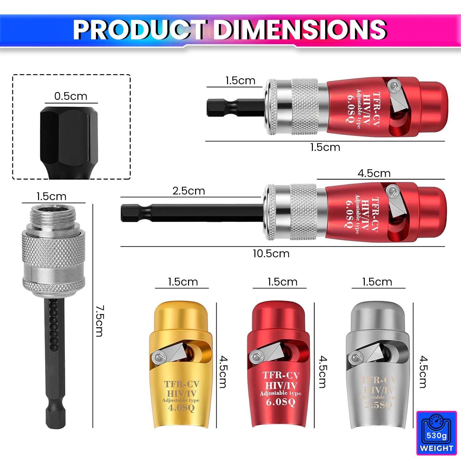 3-Piece Electric Wire Stripper Set for Drill Machines, Premium Aluminium Alloy Compatible with Insulated Wire 2.5,4.0,6.0mm amiciKart c0tmiz-hs.myshopify.com