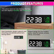 Digital LED Alarm Clock – Temperature & Humidity Display, Triple Alarm, Large LED Screen amiciKart c0tmiz-hs.myshopify.com