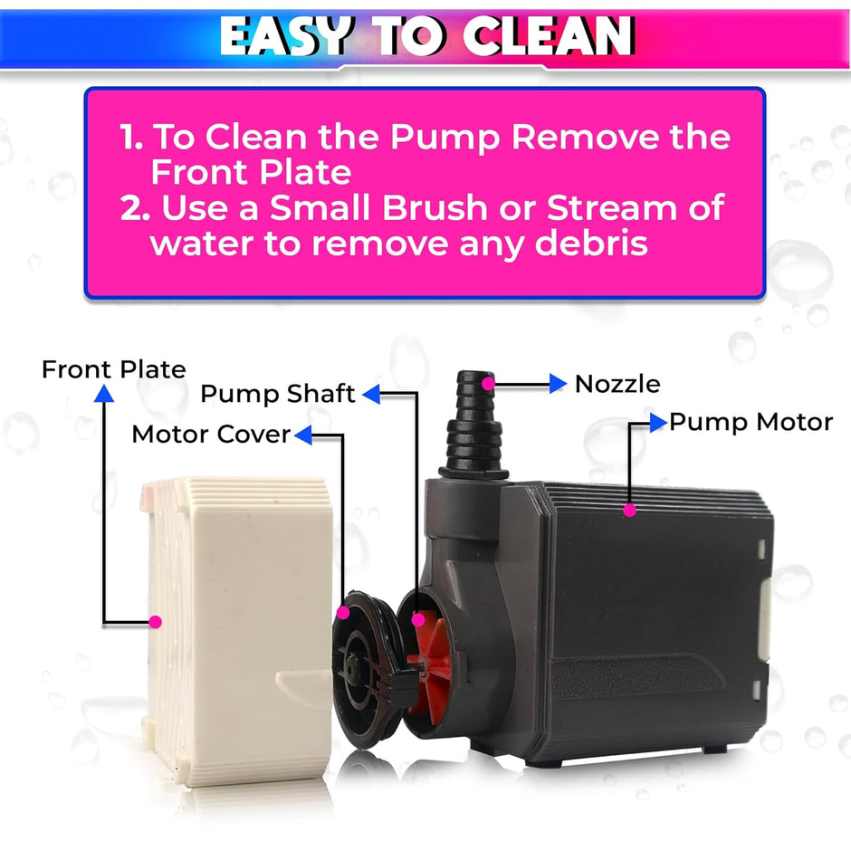 18W Submersible Water Pump (1100LPH/ 1.85m) amiciKart c0tmiz-hs.myshopify.com